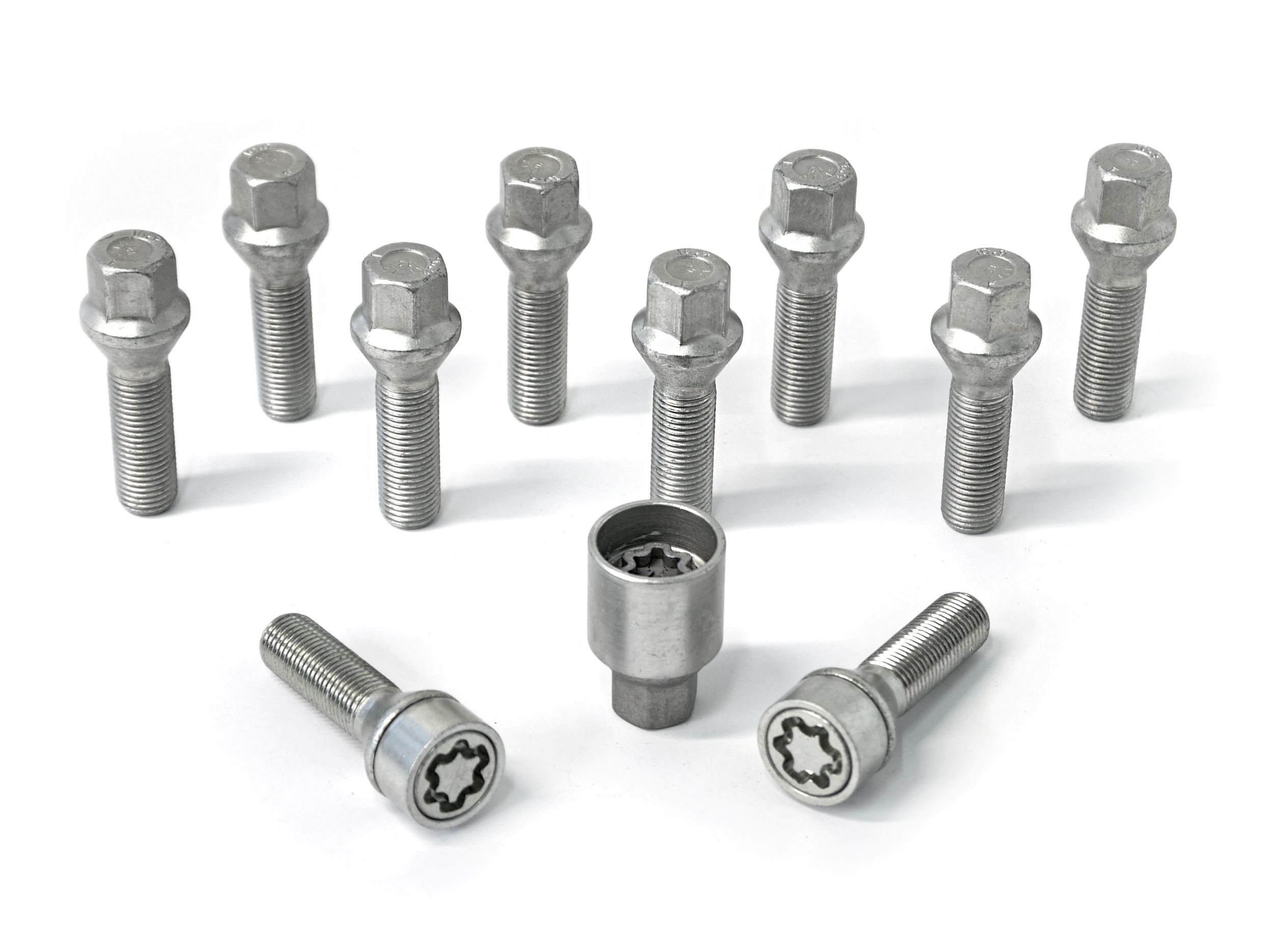 1453001SET H&R Wheel-Lock set M14 taper head 60° (M14x1,5)