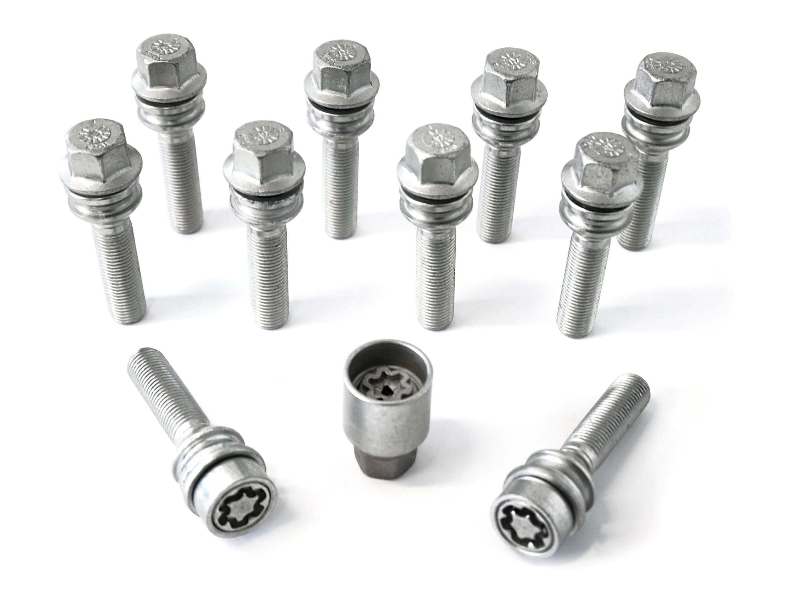1453607SET H&R Wheel-Lock set M14 with movable round head R14mm (M14x1,5)