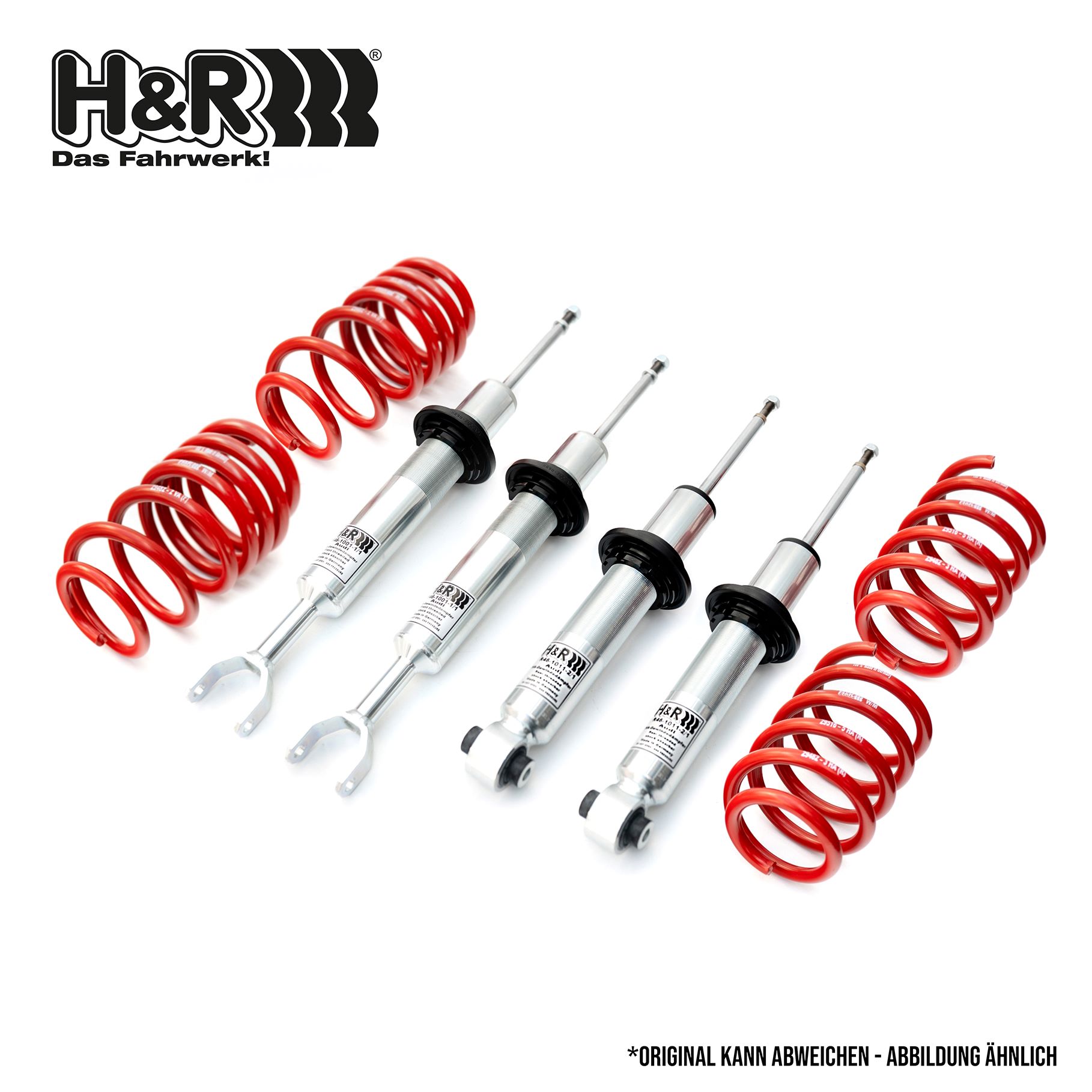 29482-1 H&R Monotube Coilover Suspension - Front 30-70mm / Rear 25-40mm Lower