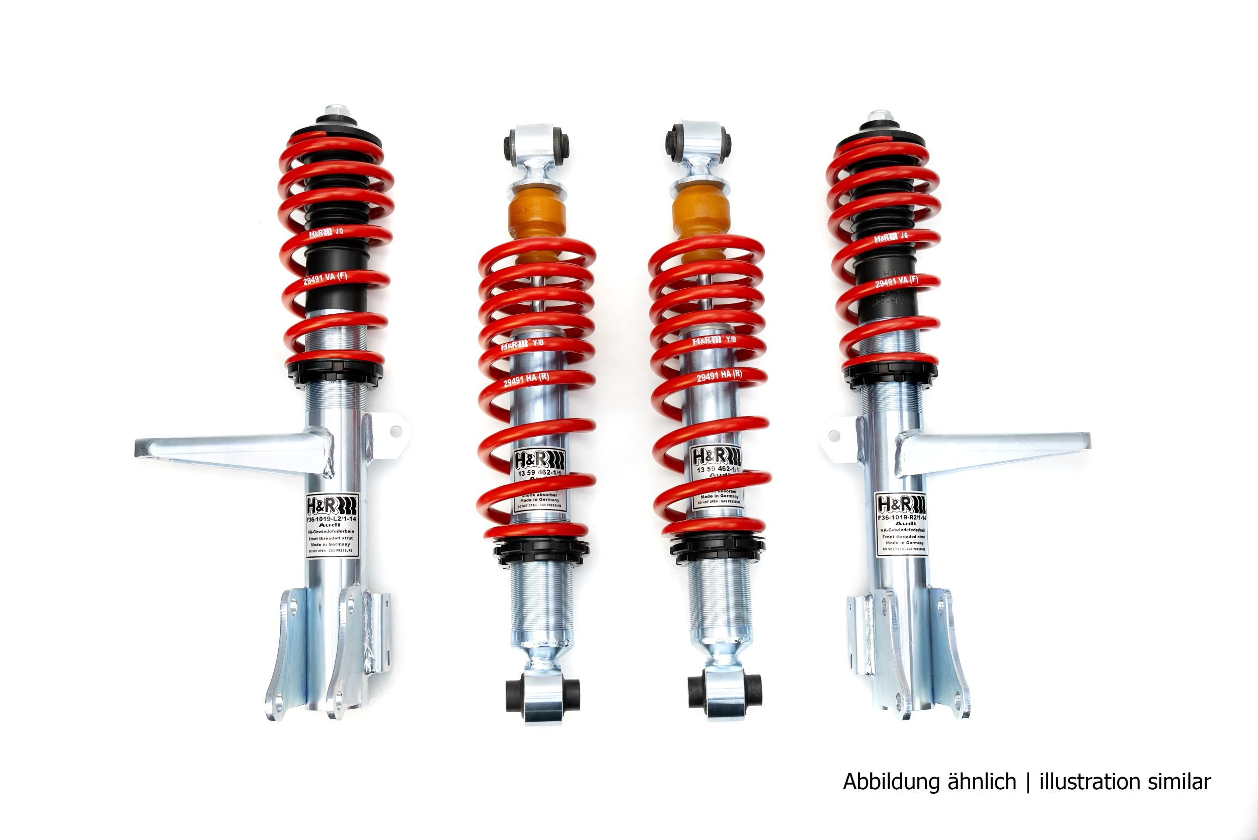 29492-3-14 H&R Monotube Coilover Suspension - Front 30-70mm / Rear 20-60mm Lower