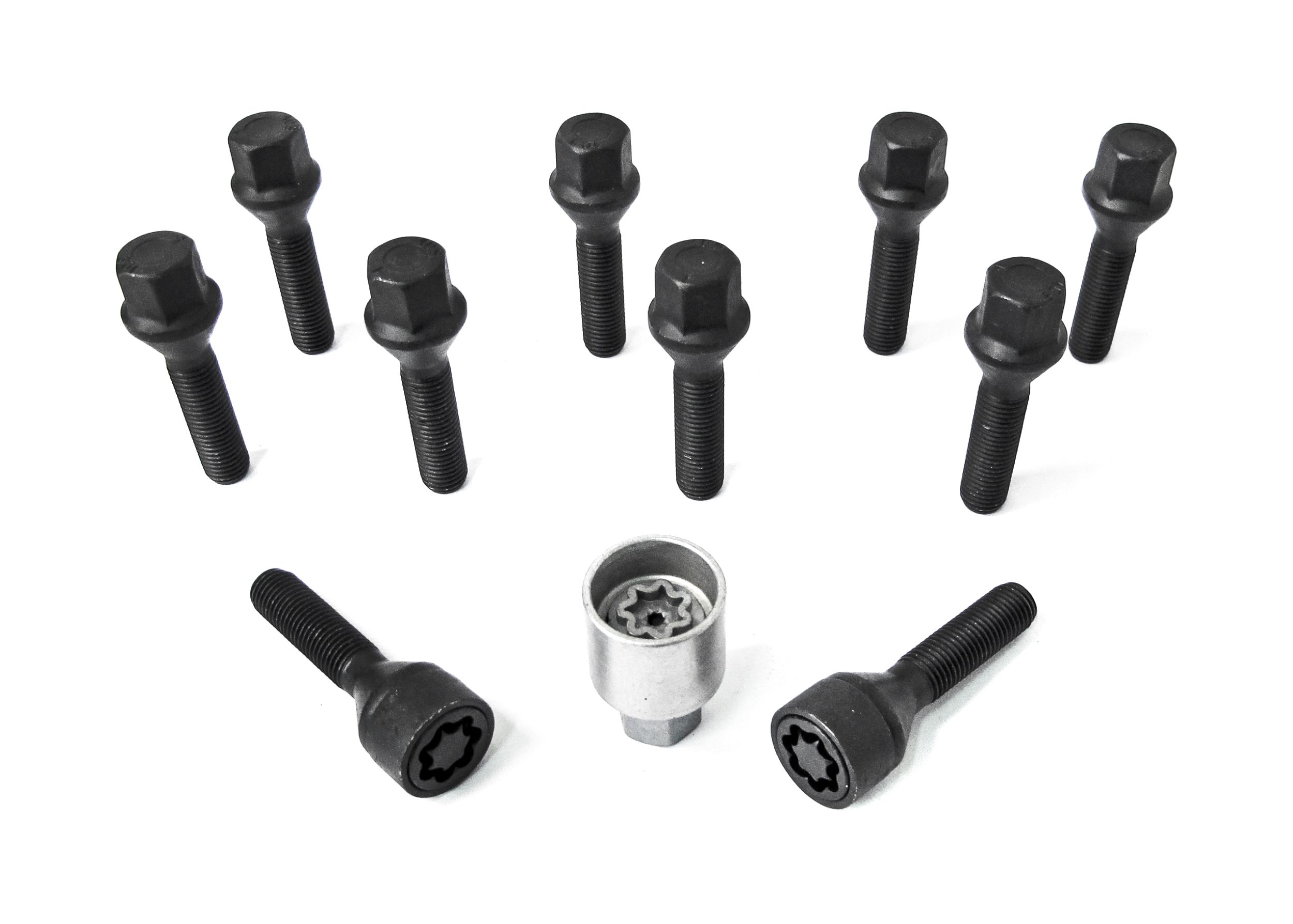 B1254301SET H&R Wheel-Lock set M12 taper head 60° (M12x1,5)