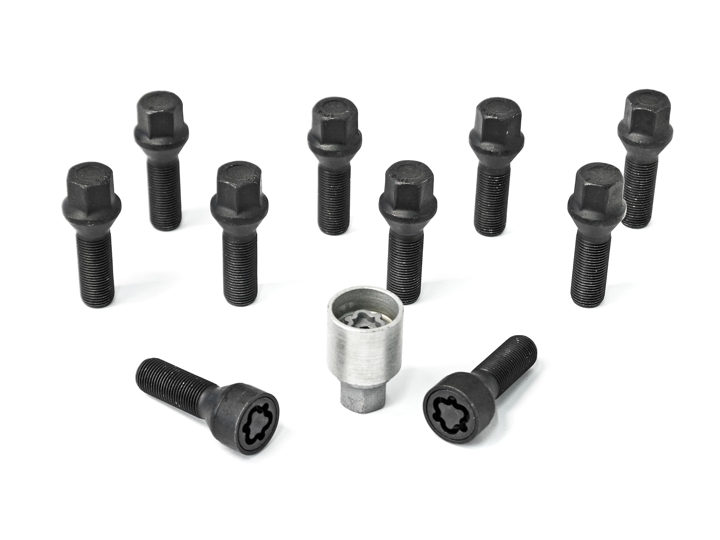 B1452801SET H&R Wheel-Lock set M14 taper head 60° (M14x1,5)