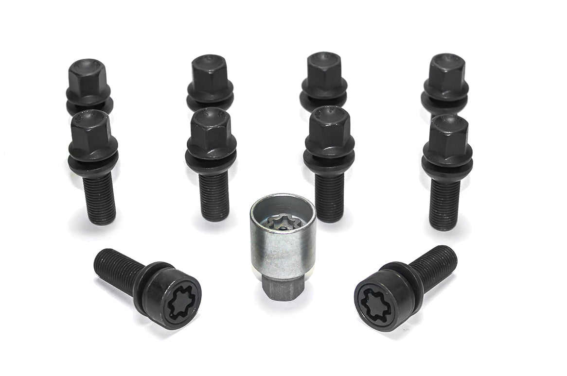 B1453203SET H&R Wheel-Lock set M14 with movable round head R13mm (M14x1,5)