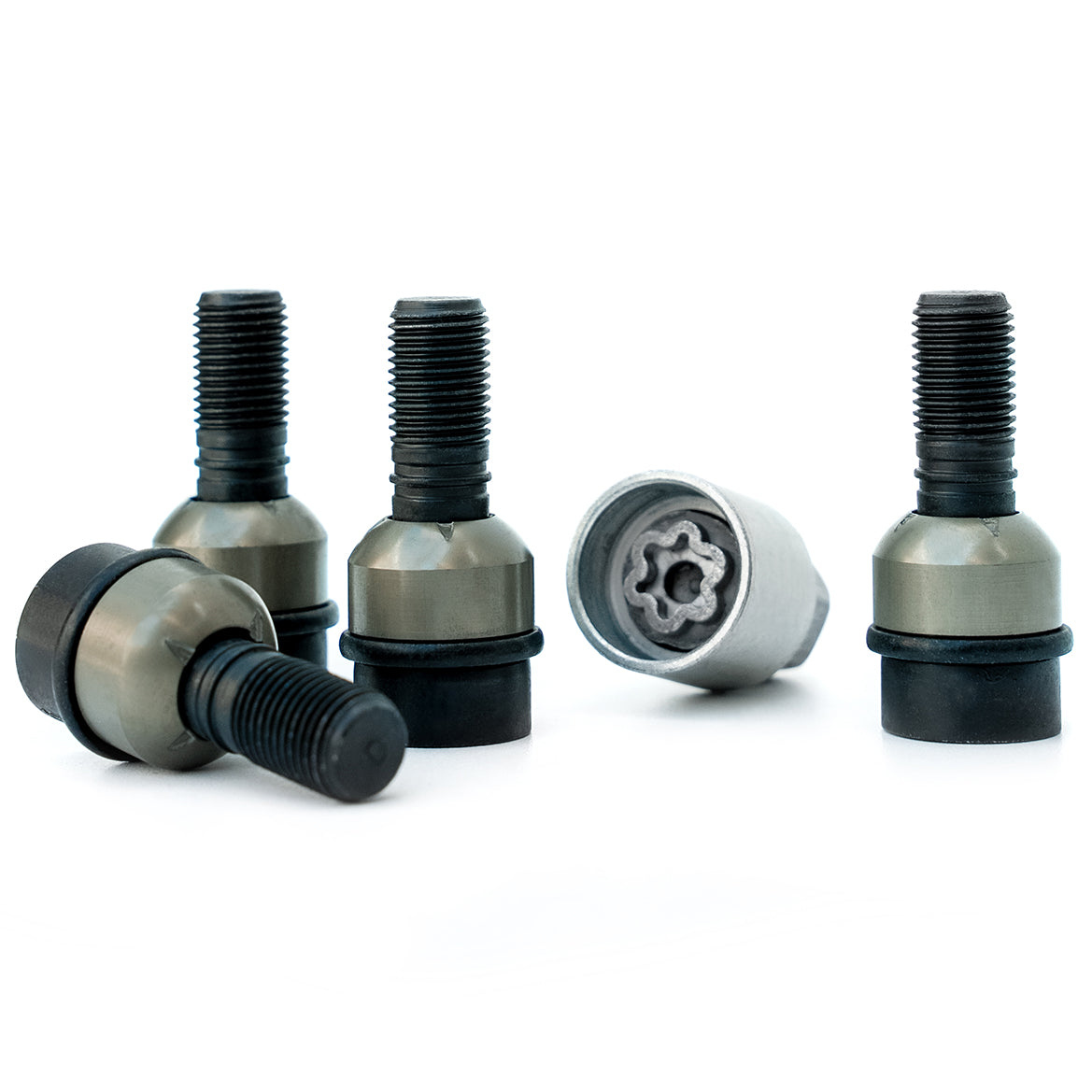 B1454406KEY4 H&R Wheel-Lock set M14 with movable round head R14mm (M14x1,5)