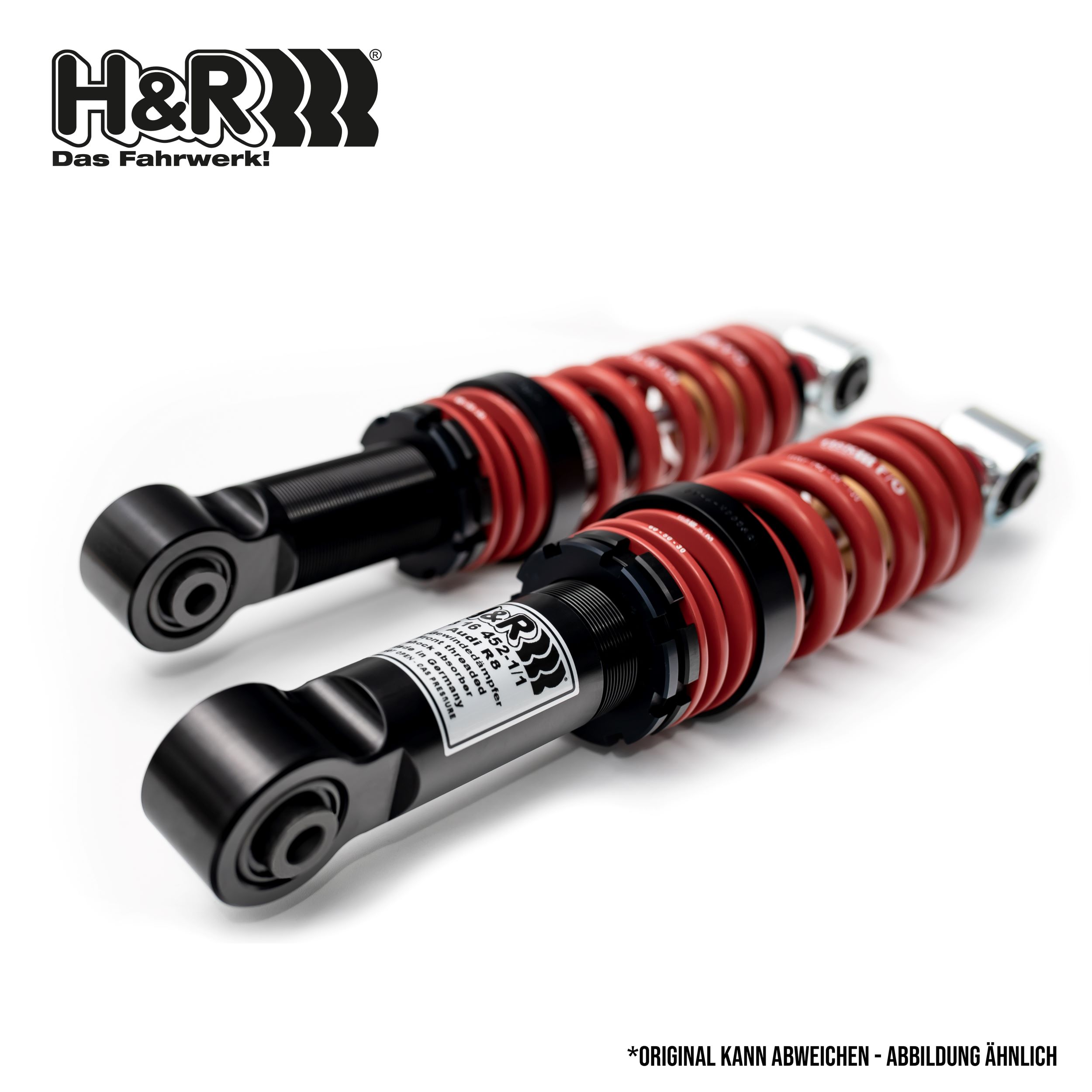 32132-2 H&R Monotube Coilover Suspension - Front 15-35mm / Rear 20-40mm Lower